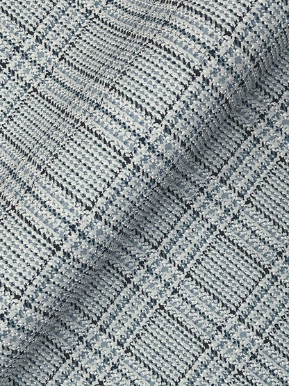 Ronald Redding Private Reserve Harrington Plaid Wallpaper Sample - Blue