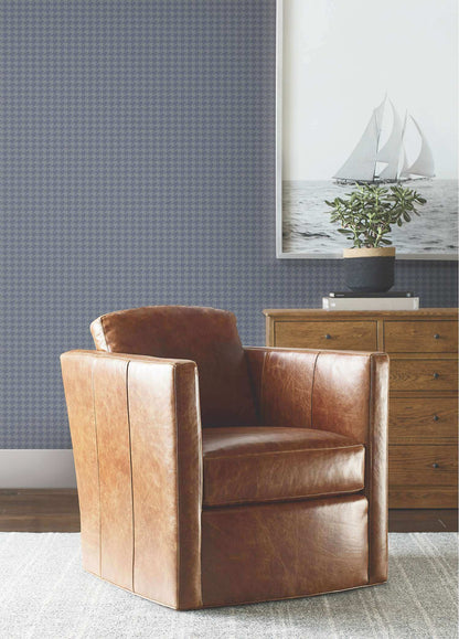 Ronald Redding Private Reserve Watson Wallpaper Sample - Blue