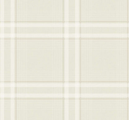 Ronald Redding Private Reserve Country Club Plaid Wallpaper - Dove