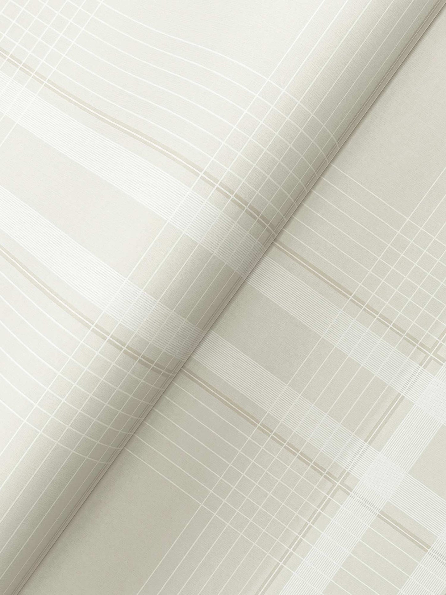 Ronald Redding Private Reserve Country Club Plaid Wallpaper - Dove