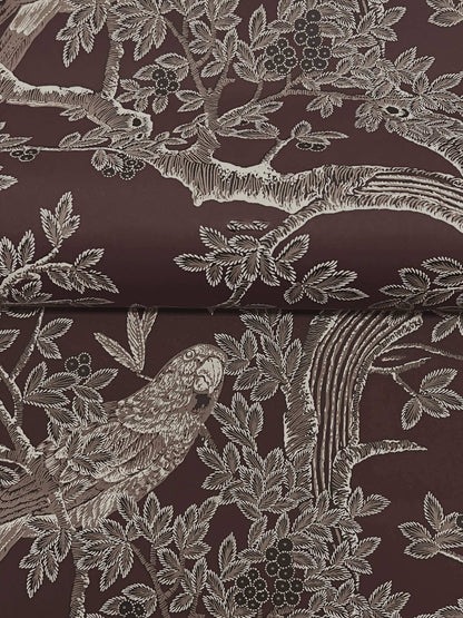 Ronald Redding Private Reserve Regal Ridge Wallpaper Sample - Plum