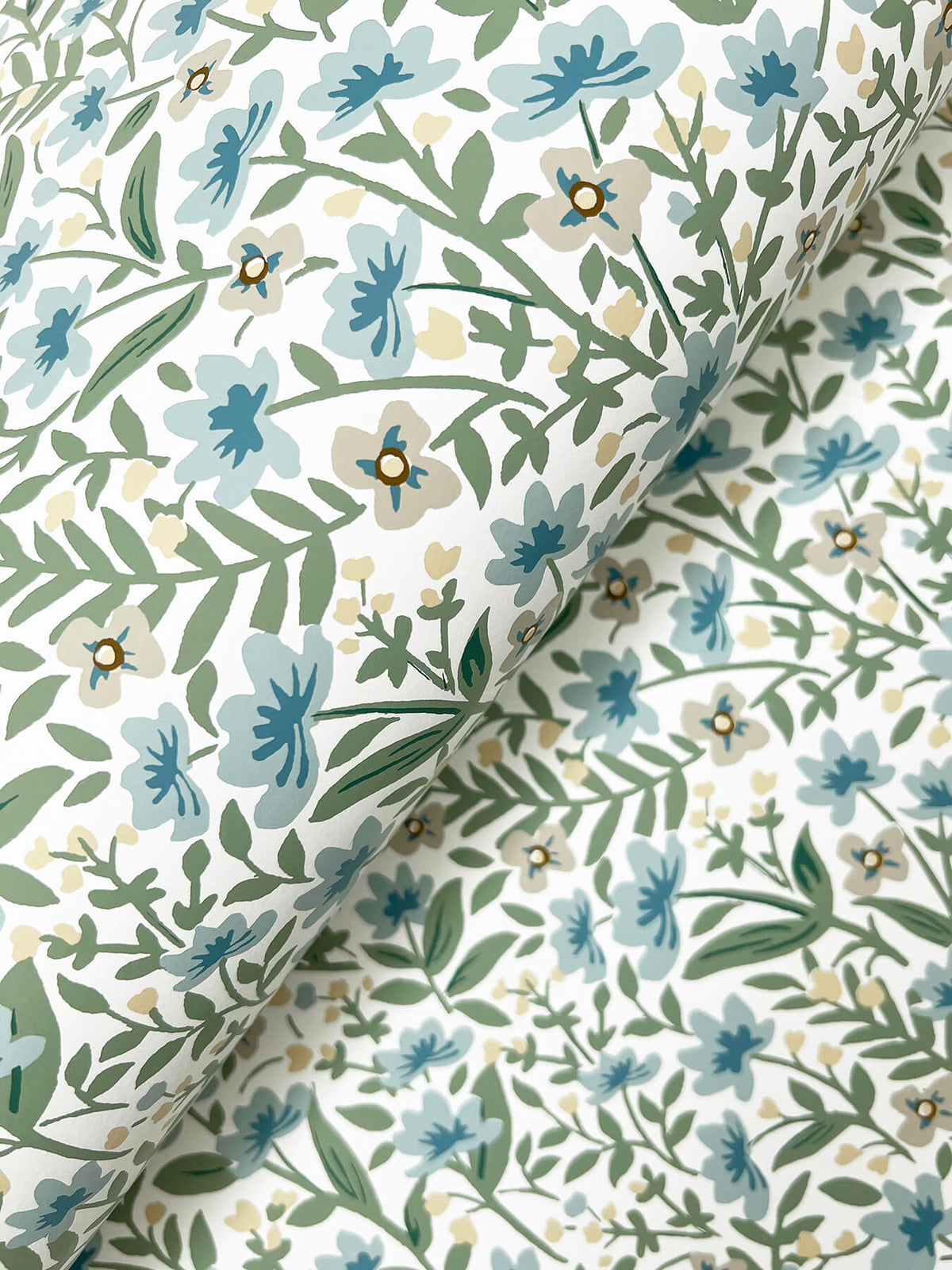 Rifle Paper Co. Sylvie Wallpaper - Blue