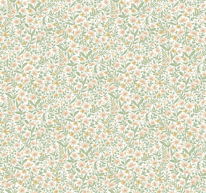 Rifle Paper Co. Sylvie Wallpaper Sample - Blush
