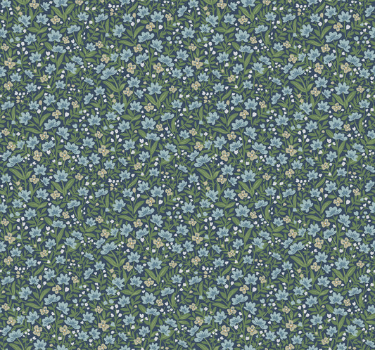 Rifle Paper Co. Sylvie Wallpaper - Navy