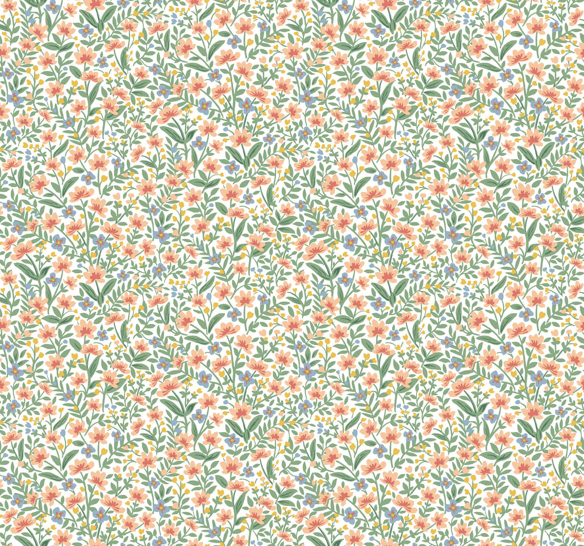 Rifle Paper Co. Sylvie Wallpaper Sample - Rose Multi