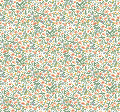 Rifle Paper Co. Sylvie Wallpaper Sample - Rose Multi