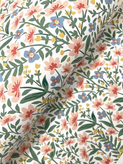 Rifle Paper Co. Sylvie Wallpaper Sample - Rose Multi