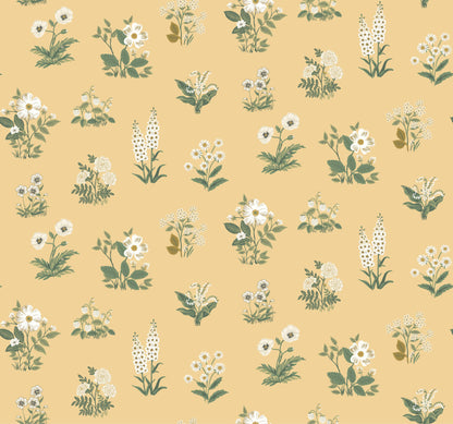 Rifle Paper Co. Botanical Wallpaper Sample - Gold