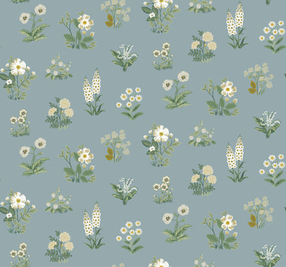 Rifle Paper Co. Botanical Wallpaper Sample - Slate
