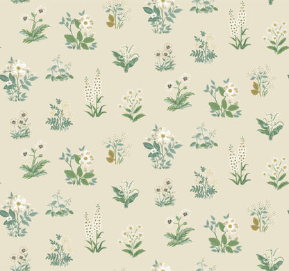 Rifle Paper Co. Botanical Wallpaper Sample - Cream