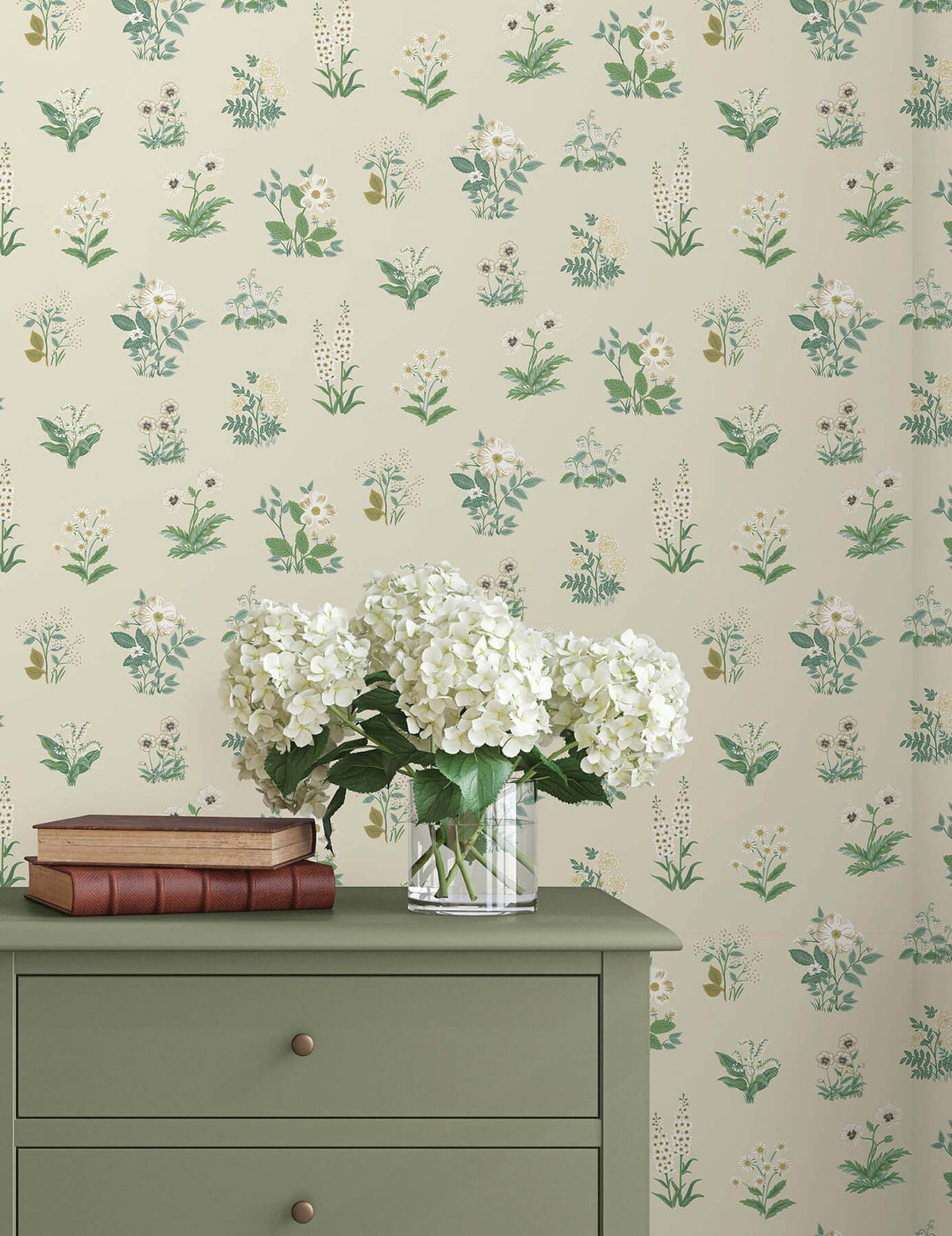 Rifle Paper Co. Botanical Wallpaper Sample - Cream