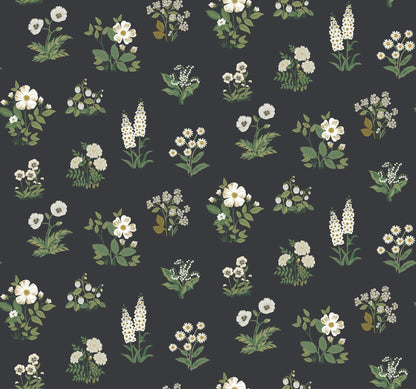 Rifle Paper Co. Botanical Wallpaper - Black