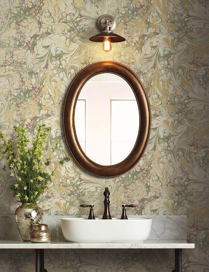 Rifle Paper Co. Florence Wallpaper Sample - Gold