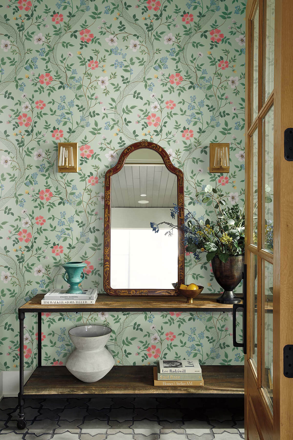 Rifle Paper Co. Waverly Wallpaper - Mint