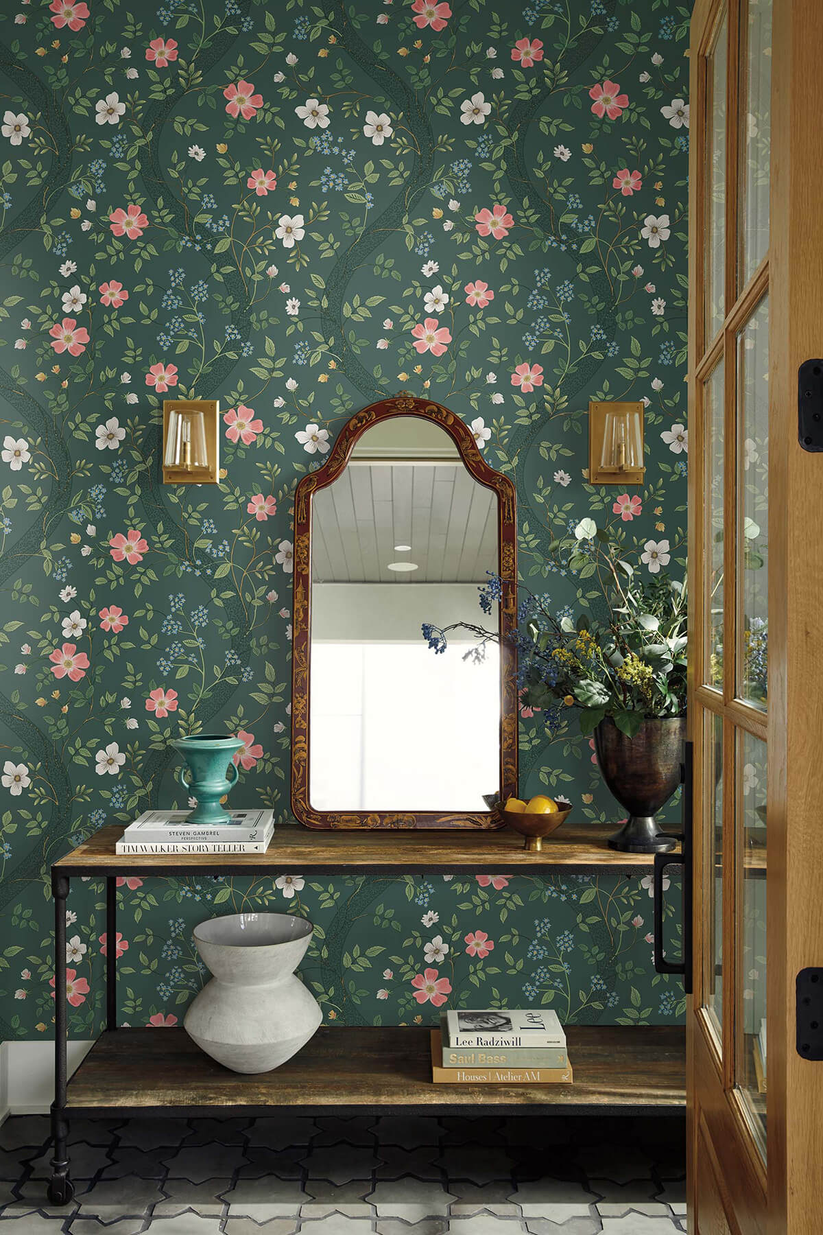 Rifle Paper Co. Waverly Wallpaper - Emerald
