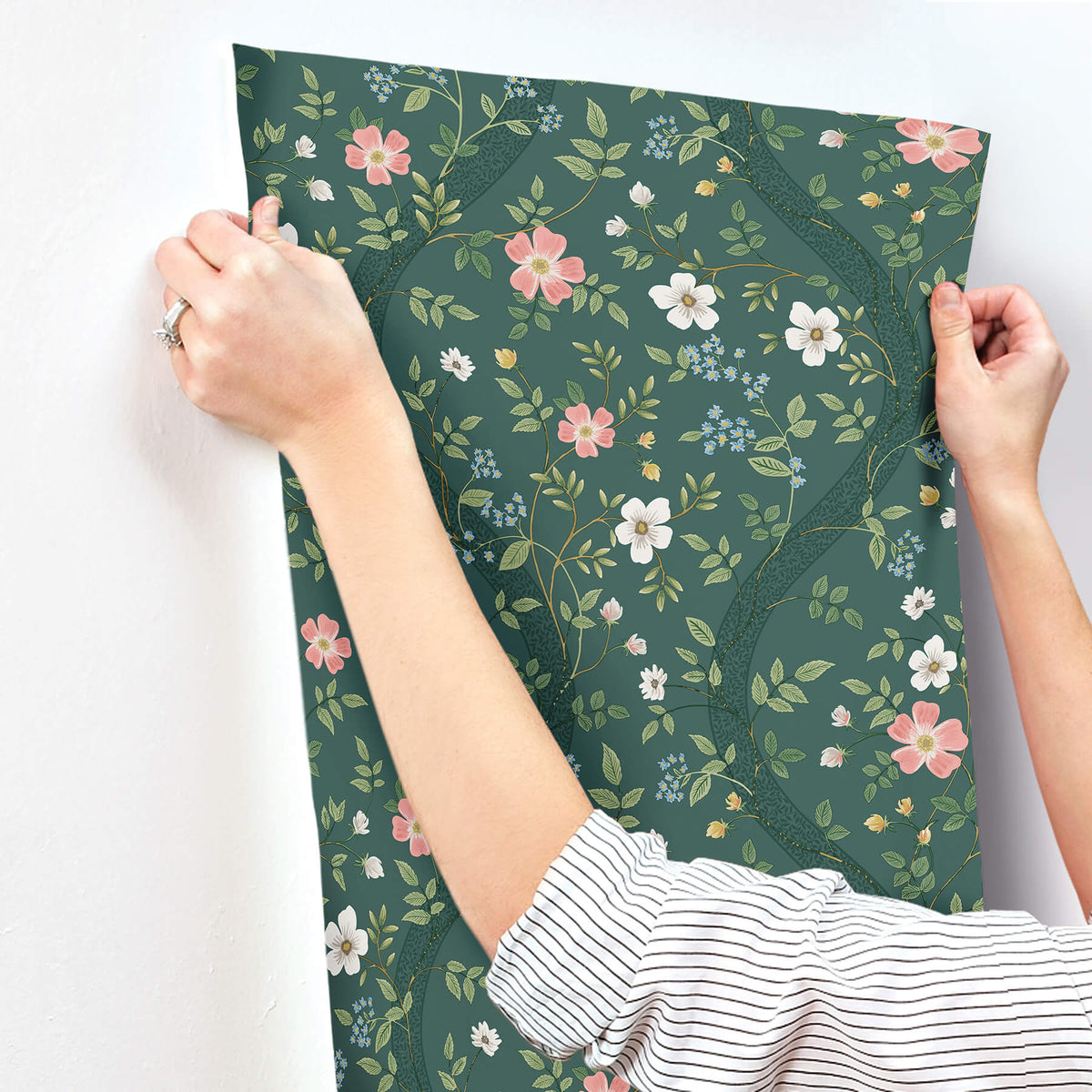 Rifle Paper Co. Waverly Wallpaper - Emerald