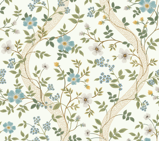 Rifle Paper Co. Waverly Wallpaper - White