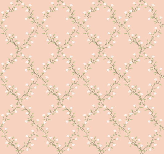 Rifle Paper Co. Bellflower Wallpaper - Rose