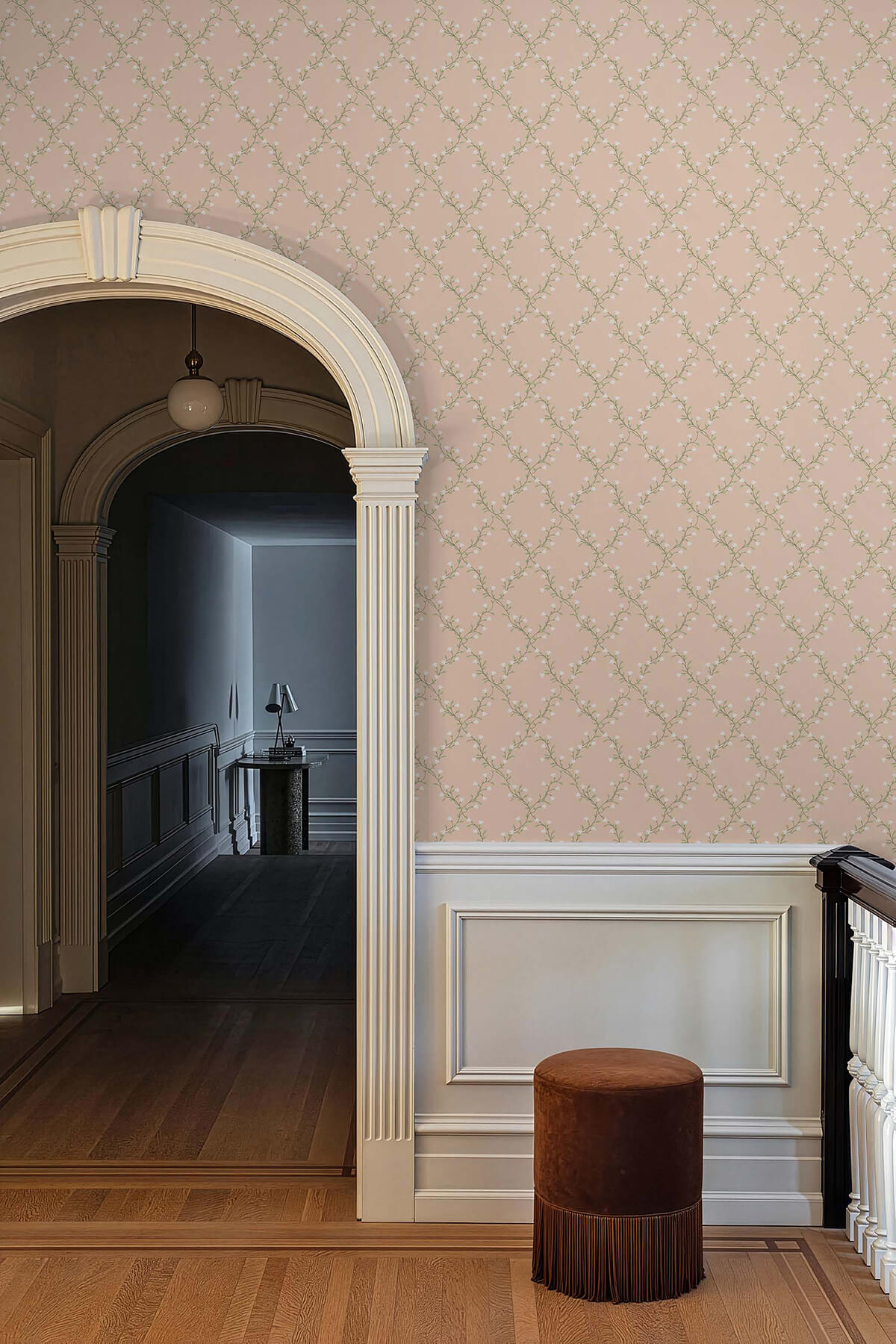 Rifle Paper Co. Bellflower Wallpaper Sample - Rose