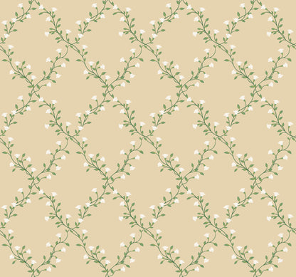 Rifle Paper Co. Bellflower Wallpaper Sample - Linen