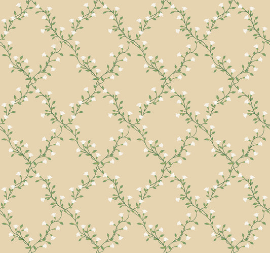 Rifle Paper Co. Bellflower Wallpaper - Linen