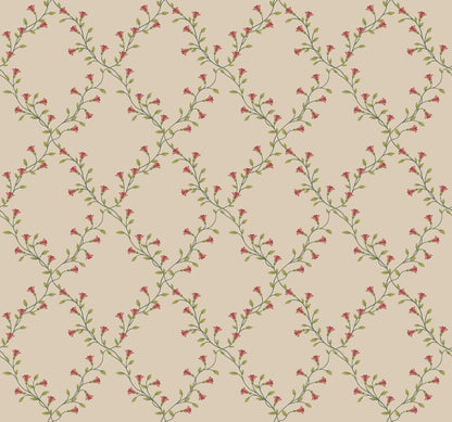 Rifle Paper Co. Bellflower Wallpaper Sample - Beige