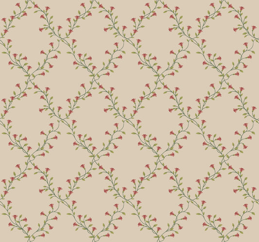 Rifle Paper Co. Bellflower Wallpaper - Beige