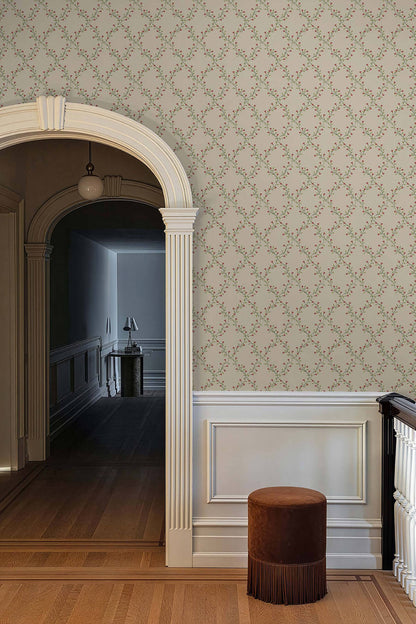 Rifle Paper Co. Bellflower Wallpaper Sample - Beige