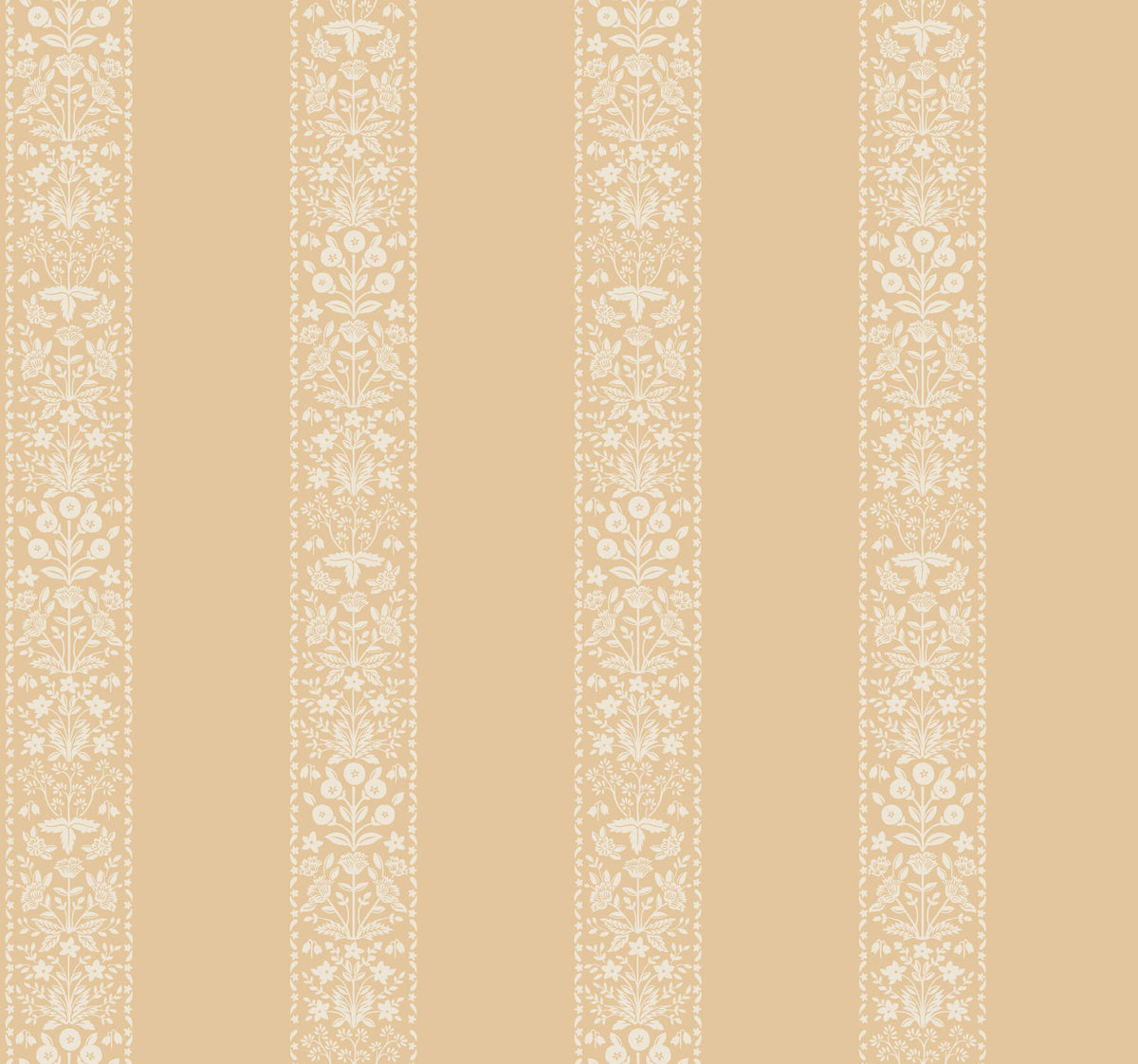 Rifle Paper Co. Estee Stripe Wallpaper Sample - Gold
