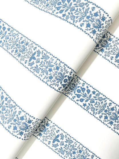 Rifle Paper Co. Estee Stripe Wallpaper - Blue & White