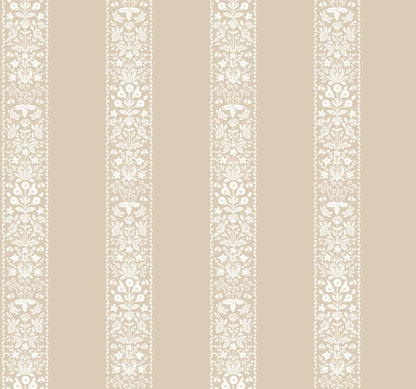 Rifle Paper Co. Estee Stripe Wallpaper Sample - Linen