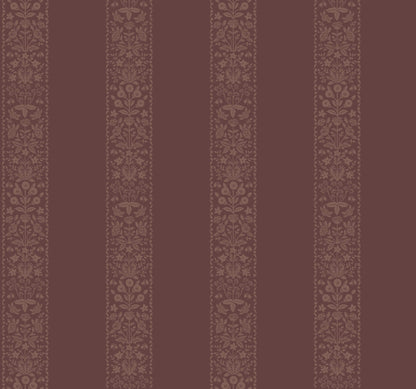 Rifle Paper Co. Estee Stripe Wallpaper - Burgundy
