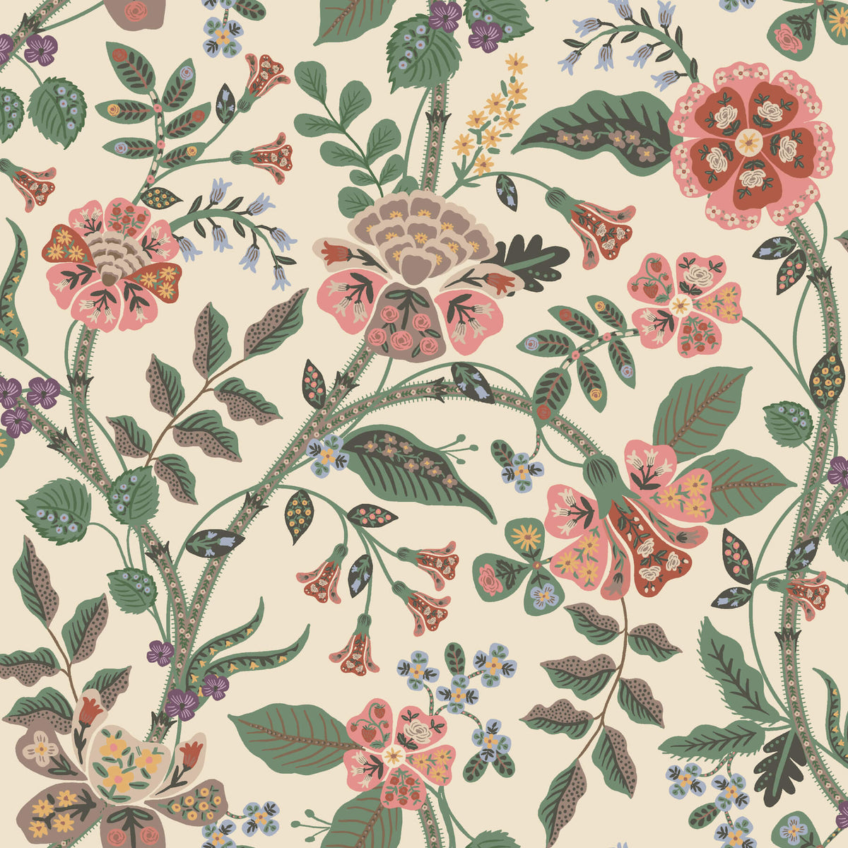 Rifle Paper Co. Gracie Wallpaper - Cream