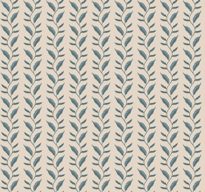 Rifle Paper Co. Seagrass Wallpaper Sample - Slate & Linen