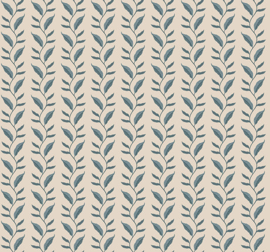 Rifle Paper Co. Seagrass Wallpaper - Slate & Linen