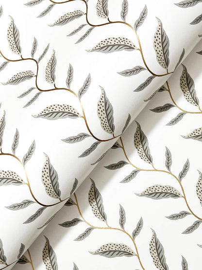 Rifle Paper Co. Seagrass Wallpaper Sample - White