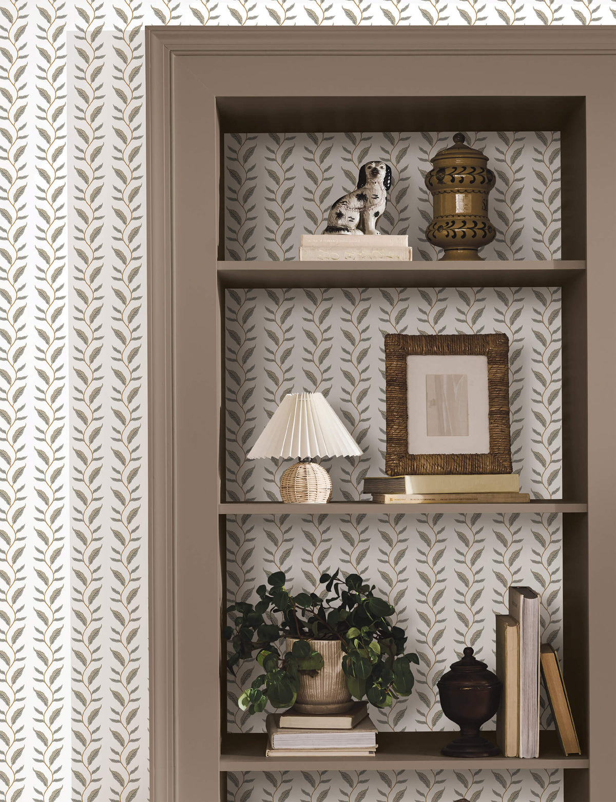 Rifle Paper Co. Seagrass Wallpaper Sample - White