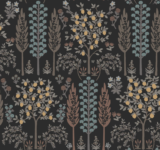Rifle Paper Co. Fenna Wallpaper - Black