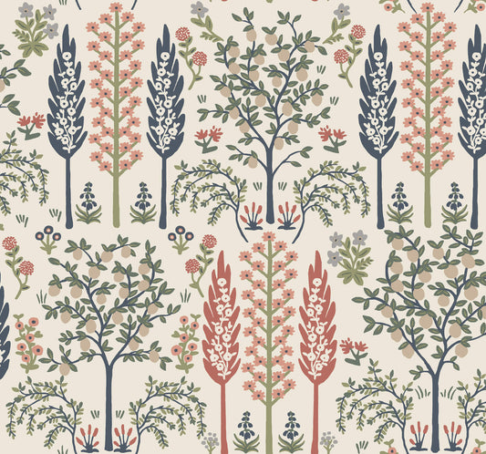 Rifle Paper Co. Fenna Wallpaper - Cream Multicolor