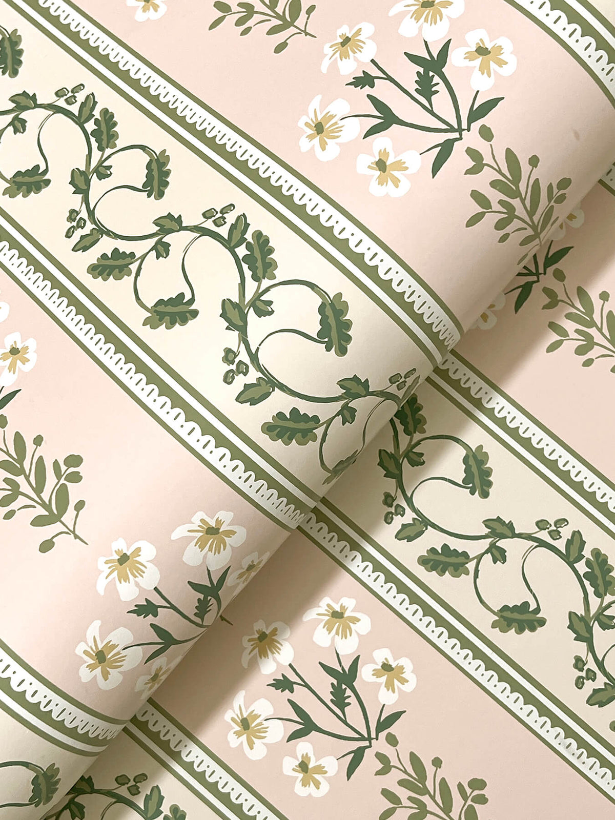 Rifle Paper Co. Portico Wallpaper Sample - Blush