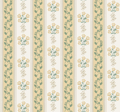 Rifle Paper Co. Portico Wallpaper - Gold & Cream
