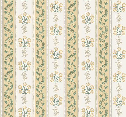 Rifle Paper Co. Portico Wallpaper - Gold & Cream