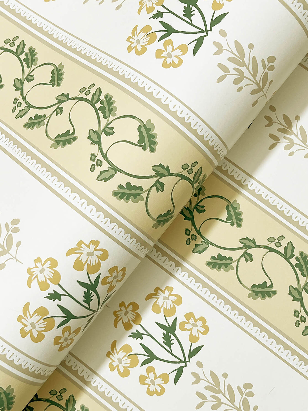 Rifle Paper Co. Portico Wallpaper - Gold & Cream