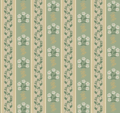 Rifle Paper Co. Portico Wallpaper Sample - Sage