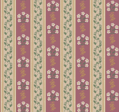 Rifle Paper Co. Portico Wallpaper - Burgundy
