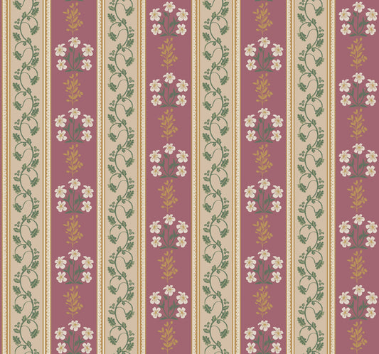 Rifle Paper Co. Portico Wallpaper - Burgundy