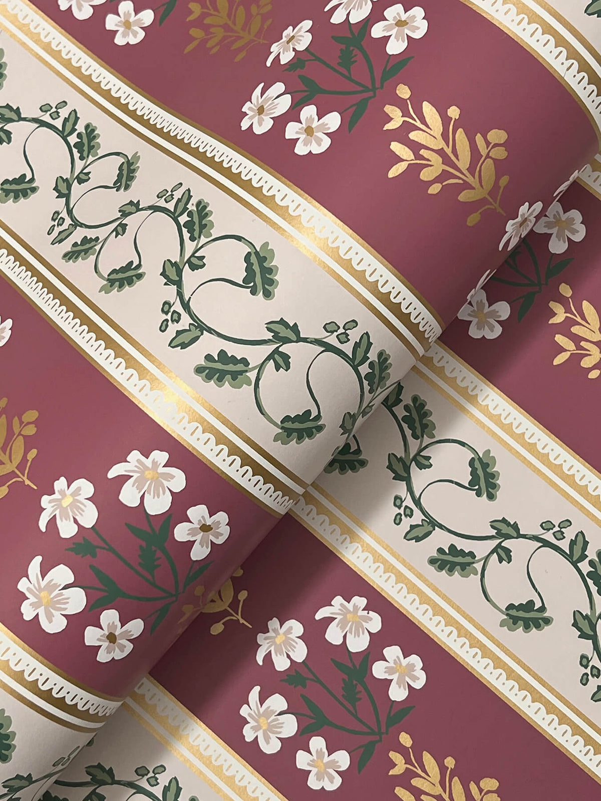 Rifle Paper Co. Portico Wallpaper - Burgundy