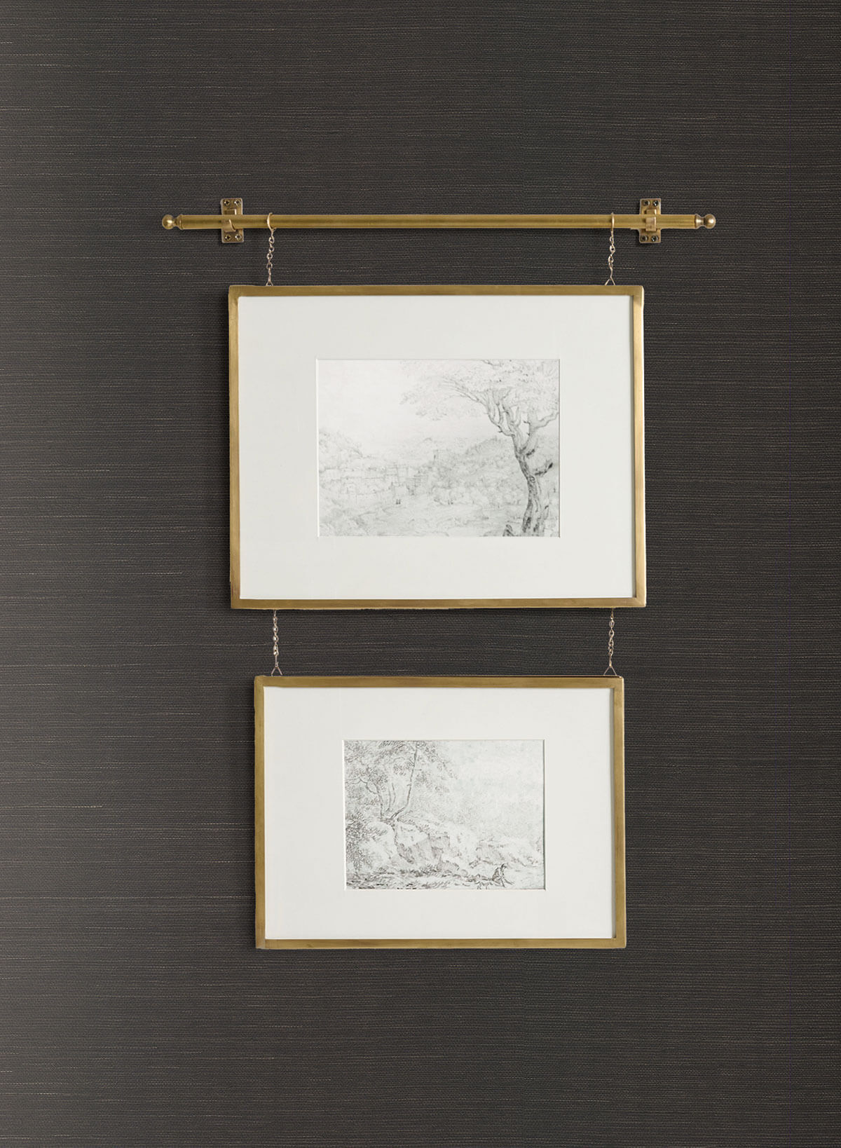 Magnolia Home Grasscloth Wallpaper - Black