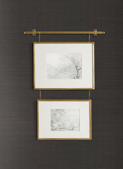 Magnolia Home Grasscloth Wallpaper - Black