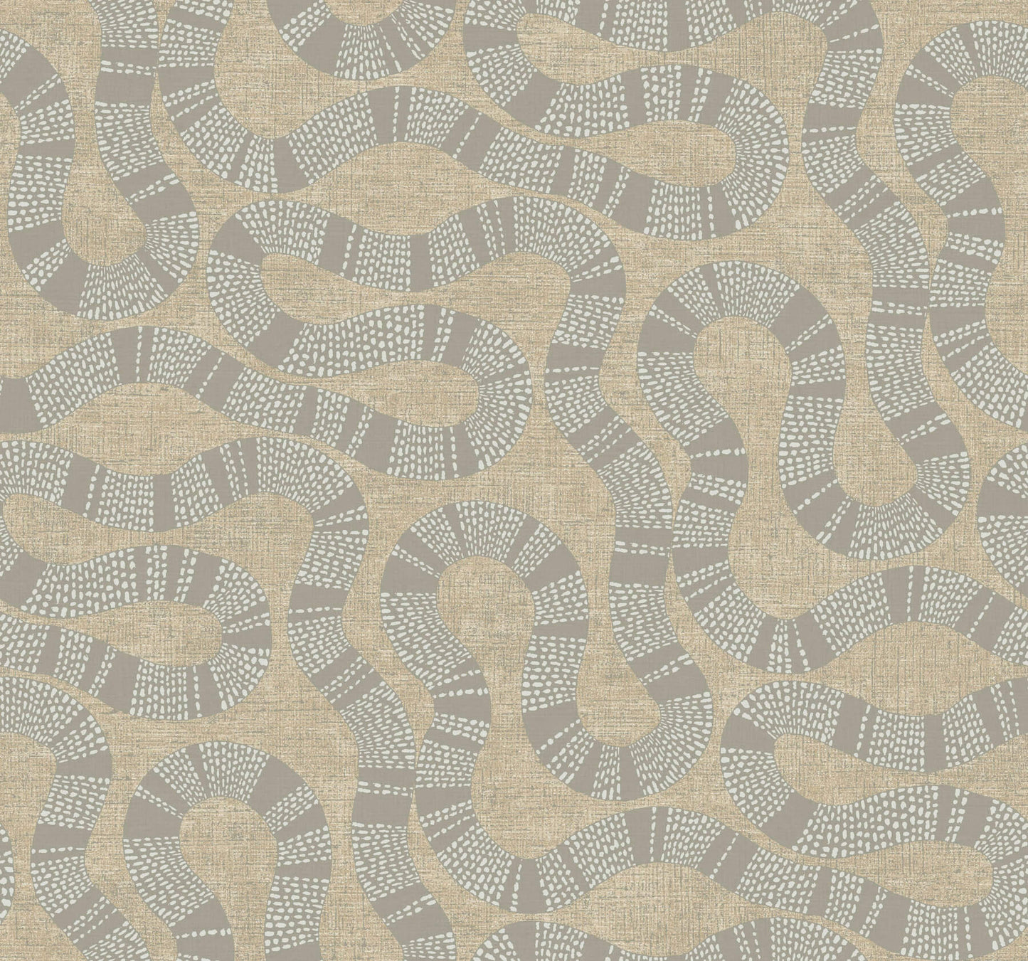 Antonina Vella Artifacts Ophidia Wallpaper - Taupe